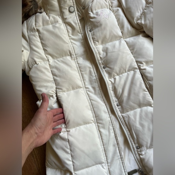 Giordano Goose down Long Puffer with Detachable hoodie and Fur trim- Medium - Picture 8 of 15